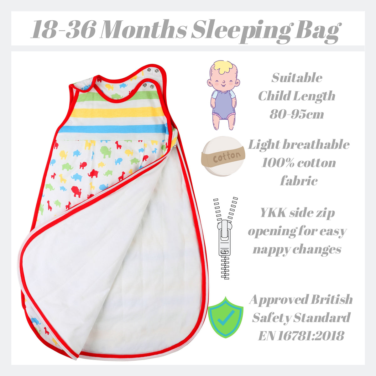 1836 Months Snoozebag Baby Sleeping Bags