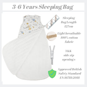 Snoozebag Toddler Sleeping Bag Cosmic Space Dreams 3-6 Years - 2.5 Tog
