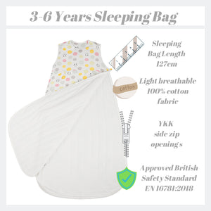 Snoozebag Toddler Sleeping Bag Smiles & Swirls 3-6 Years - 2.5 Tog