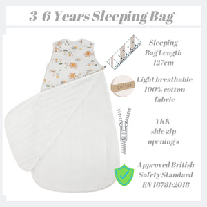 Snoozebag Toddler Sleeping Bag Elephant Top Hat 3-6 Years - 2.5 Tog