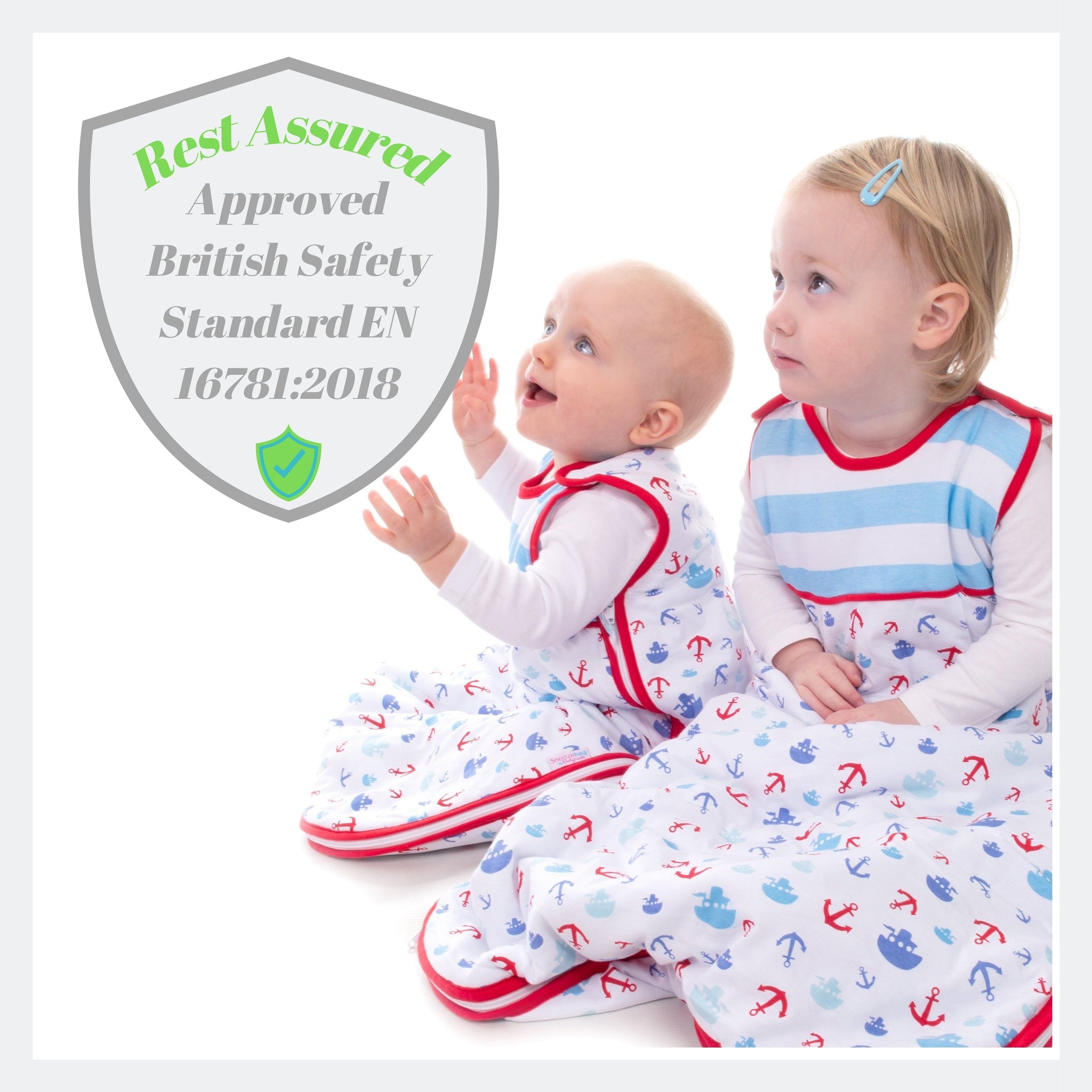 Snoozebag Baby Sleeping Bag Boats & Anchors 18-36 Months - 1.0 Tog
