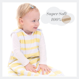 Snoozebag Baby Sleeping Bag Lemon Stripe 18-36 Months - 2.5 Tog