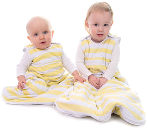 Snoozebag Baby Sleeping Bag - Lemon Stripe - 2.5 Tog