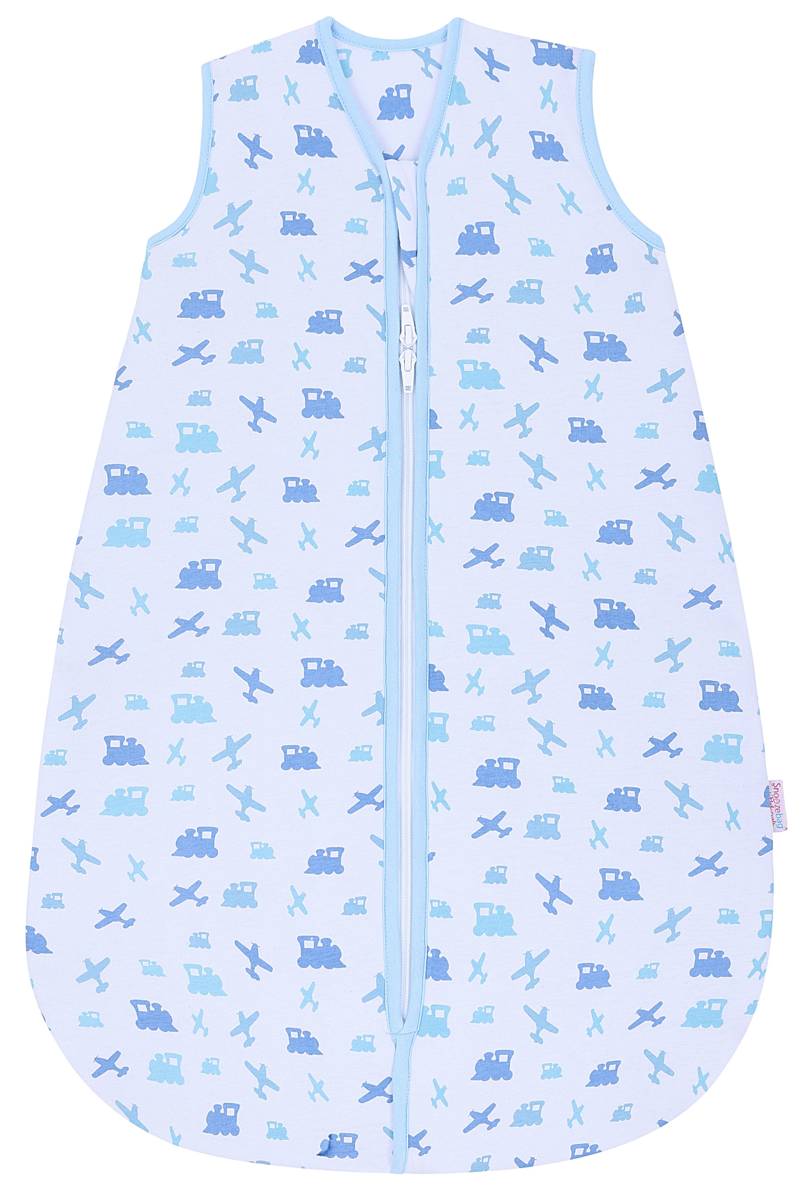 Snoozebag Baby Sleep Bag Planes & Trains 3-6 Years Front Zip 2020 Version 2.5 Tog