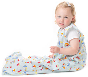 Snoozebag Baby Sleep Bag Seaside Fun 3-6 Years Front Zip 2020 Version 0.5 Tog