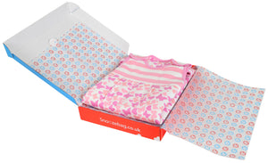 Snoozebag Baby Sleeping Bag Butterflies & Hearts 0-6 Months - 2.5 Tog