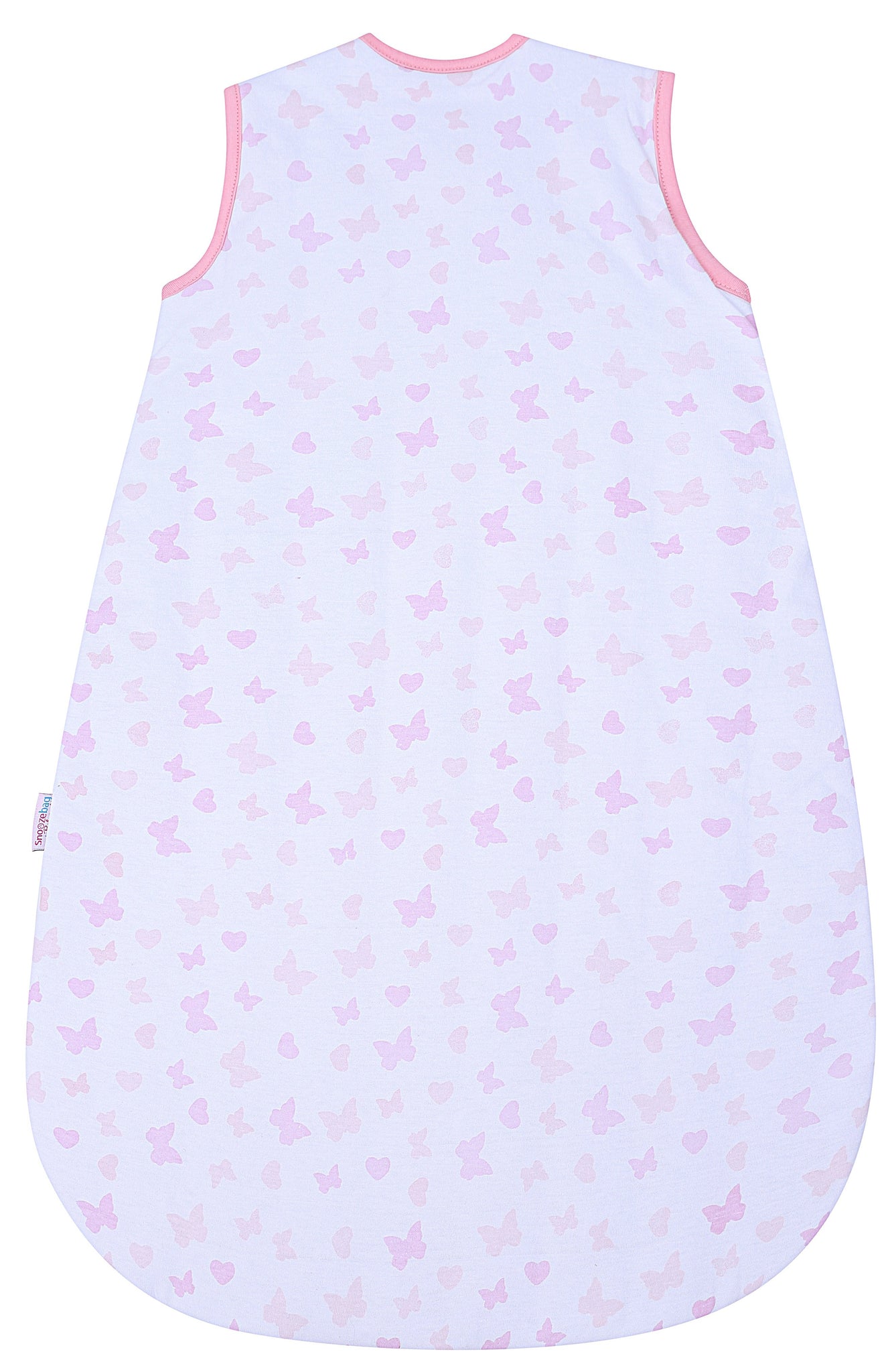 Snoozebag Baby Sleep Bag Butterflies & Hearts 6-18 Months Front Zip 2020 Version 2.5 Tog
