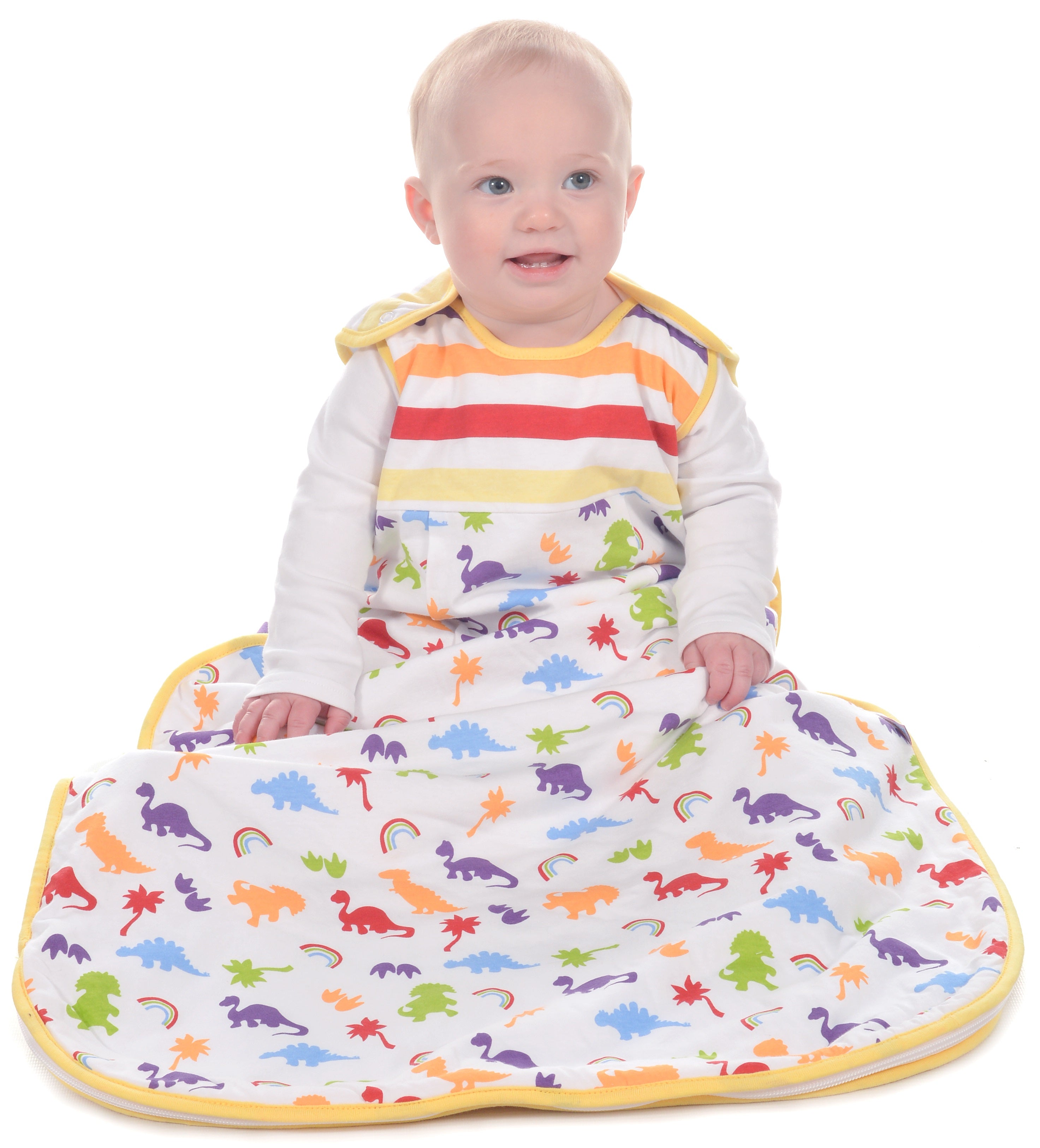 Snoozebag Baby Sleeping Bag Dinosaurs 0 6 Months Winter 3.5 Tog