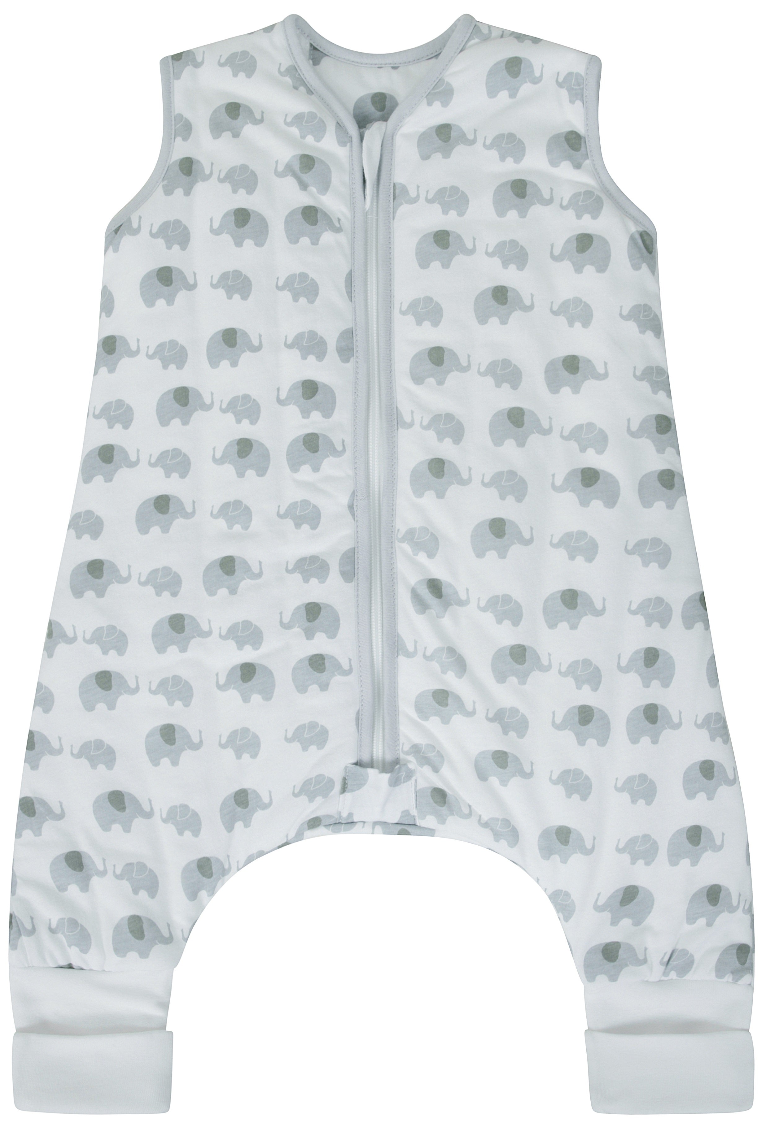 Snoozebag With Feet - Baby Sleeping Bag With Non Slip Feet 2-3 Years 2.5 Tog - Elephant Love