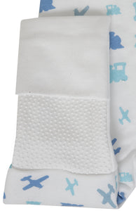 Snoozebag With Feet - Baby Sleeping Bag With Non Slip Feet 18-24 Months 2.5 Tog - Planes & Trains