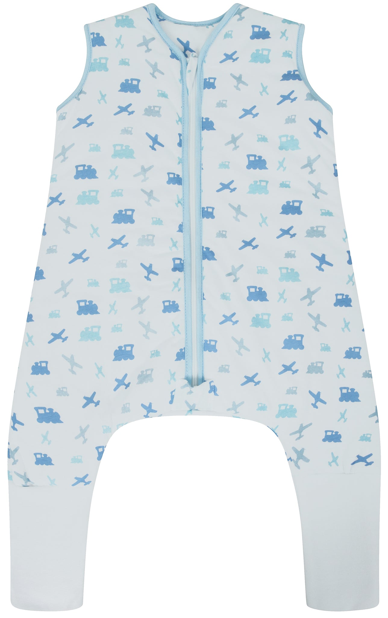 Snoozebag With Feet - Baby Sleeping Bag With Non Slip Feet 18-24 Months 2.5 Tog - Planes & Trains