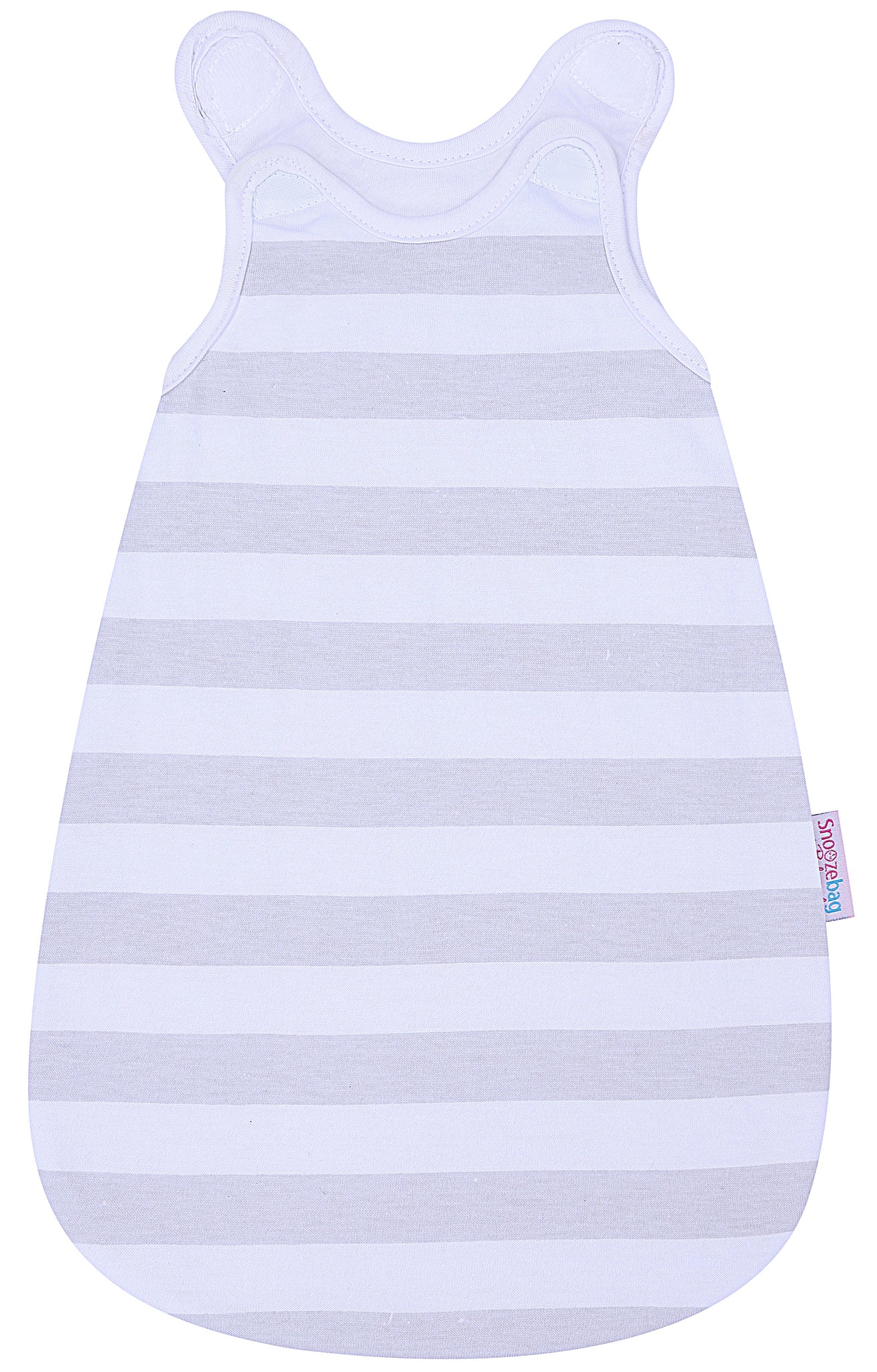 Snoozebag Doll Baby Sleeping Bag Suitable For all Child Toy Dolls Accessory 100% Cotton - Grey Stripe
