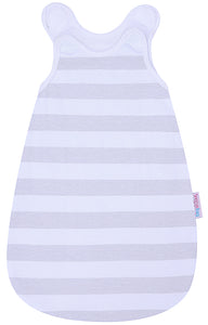 Snoozebag Doll Baby Sleeping Bag Suitable For all Child Toy Dolls Accessory 100% Cotton - Grey Stripe