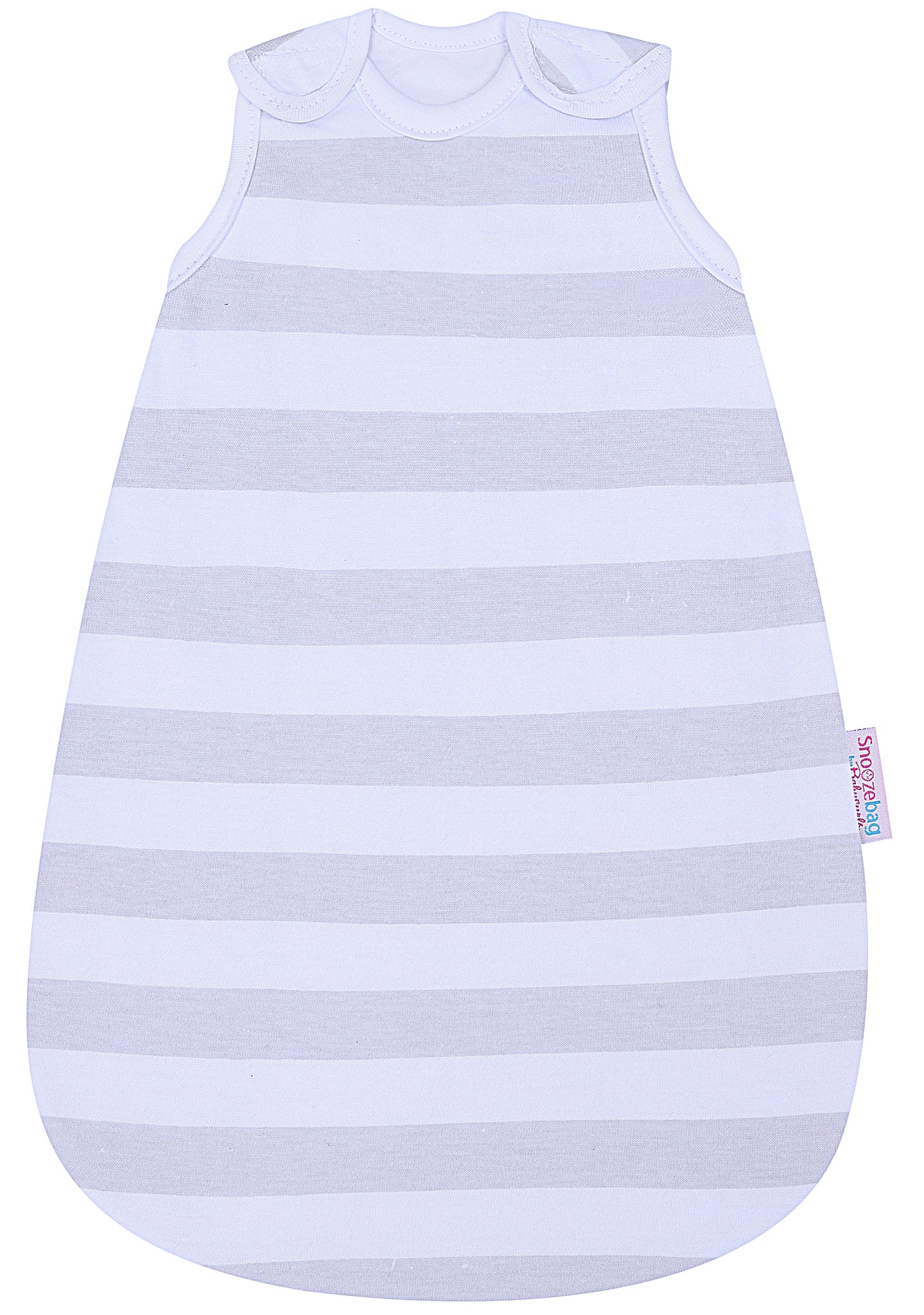 Snoozebag Doll Baby Sleeping Bag Suitable For all Child Toy Dolls Accessory 100% Cotton - Grey Stripe