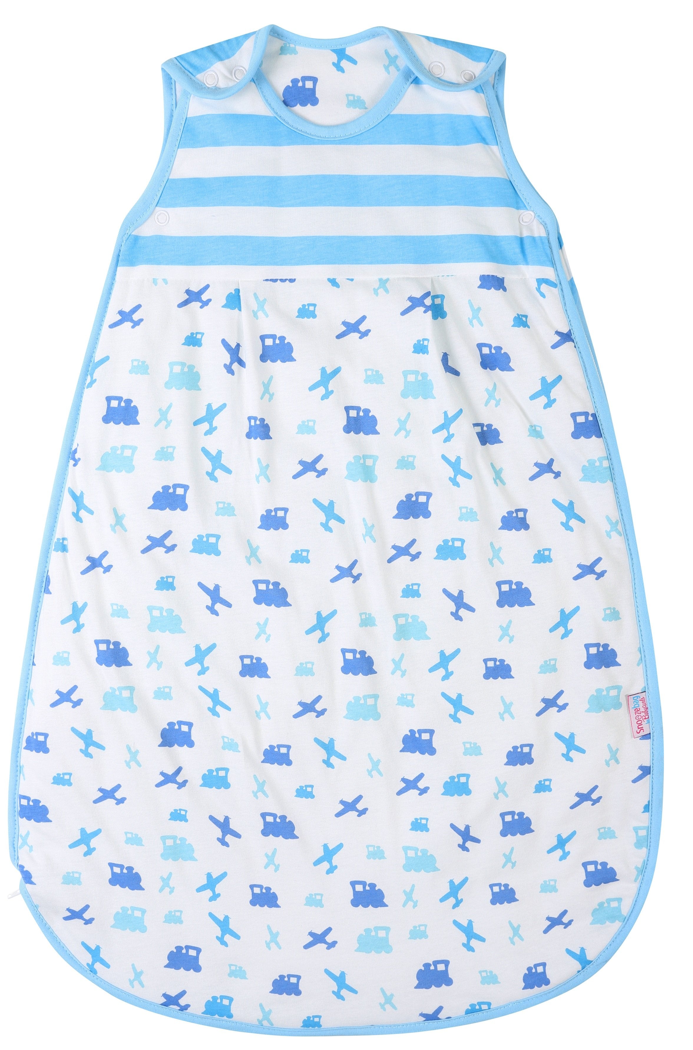 Snoozebag Baby Sleeping Bag Planes & Trains 18-36 Months - 1.0 Tog