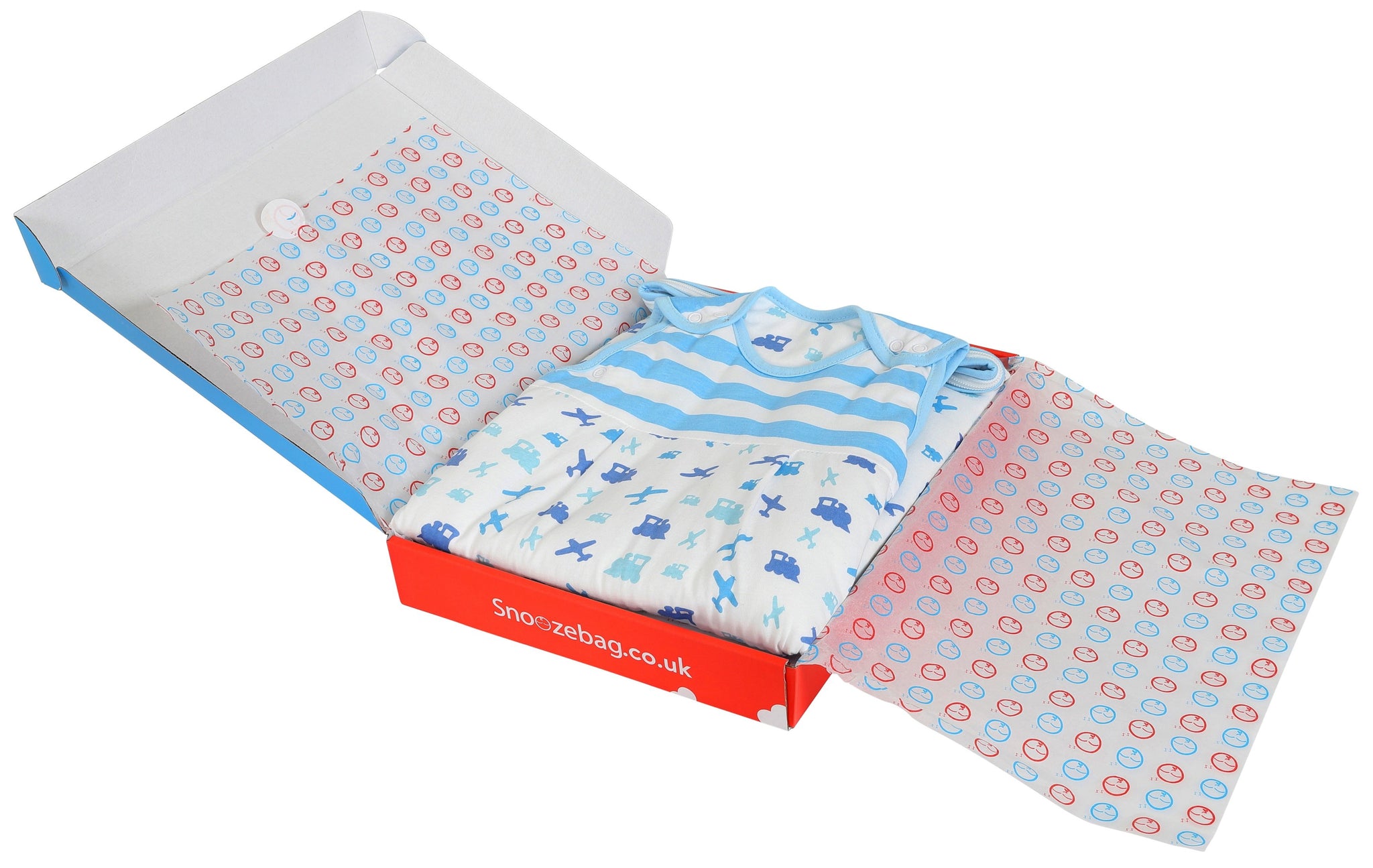 Snoozebag Baby Sleeping Bag Planes & Trains 18-36 Months - 1.0 Tog