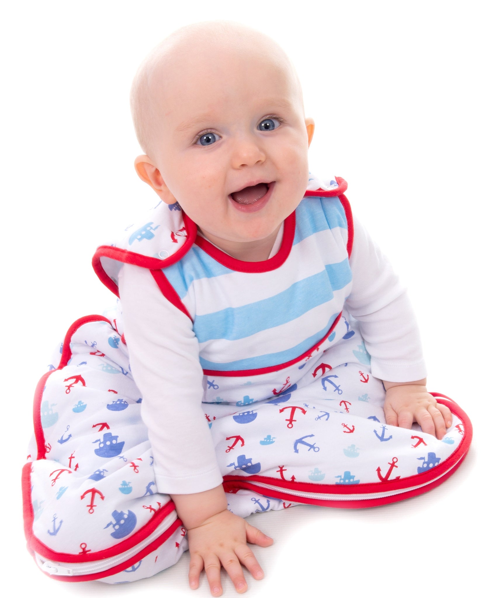 Snoozebag Baby Sleeping Bag Boats & Anchors 18-36 Months - 2.5 Tog