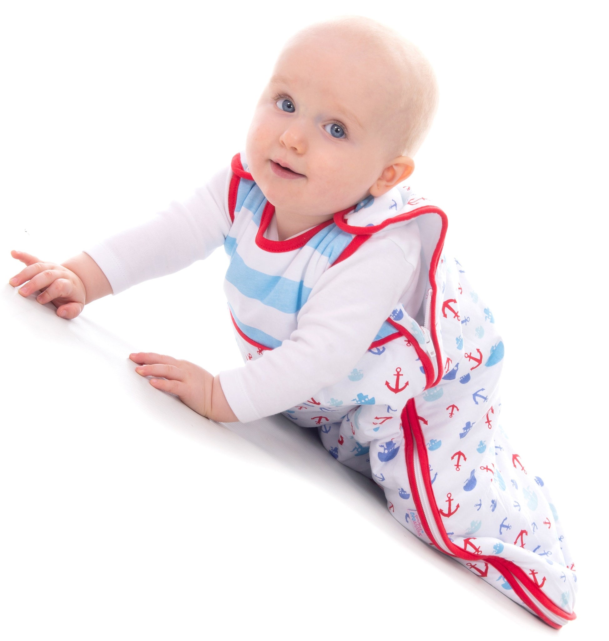 Snoozebag Baby Sleeping Bag Boats & Anchors 18-36 Months - 2.5 Tog