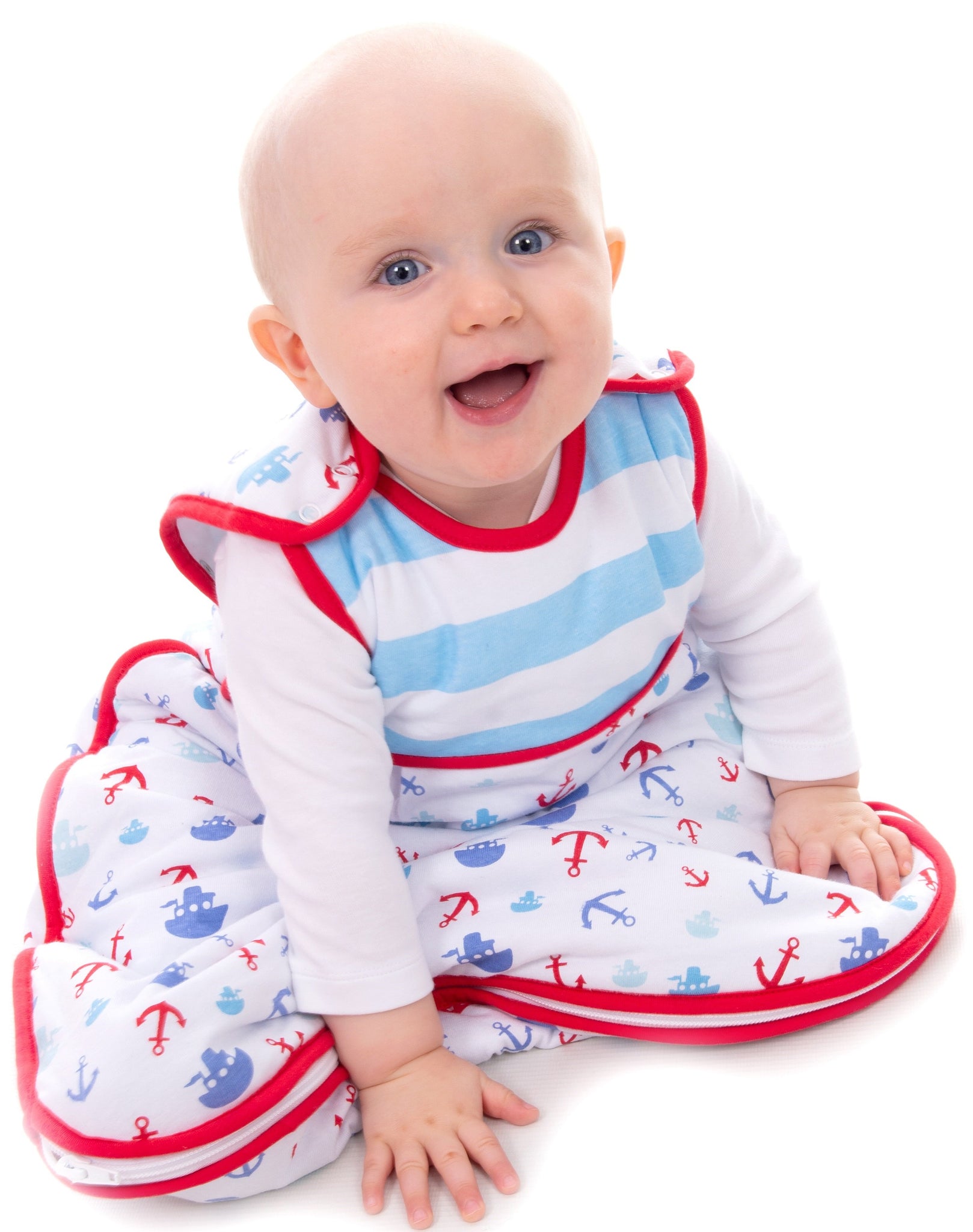 Snoozebag Baby Sleeping Bag - Boats & Anchors - 2.5 Tog