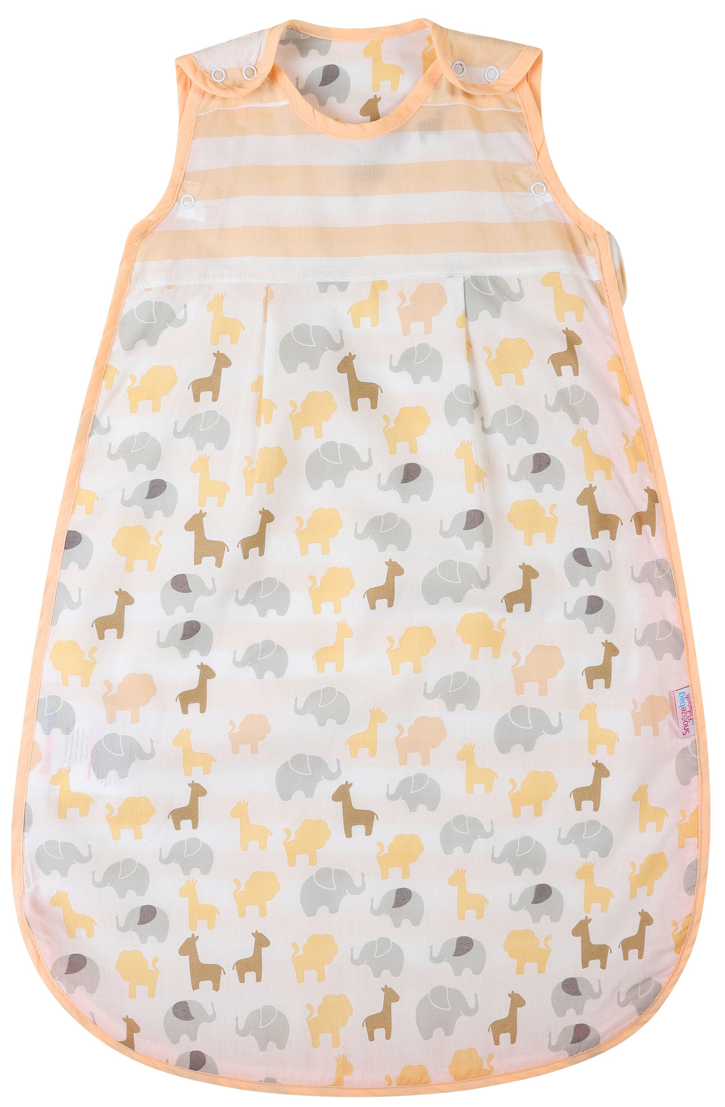 Snoozebag Toddler Sleeping Bag Jungle Fun Greys 3-6 Years - 0.5 Tog