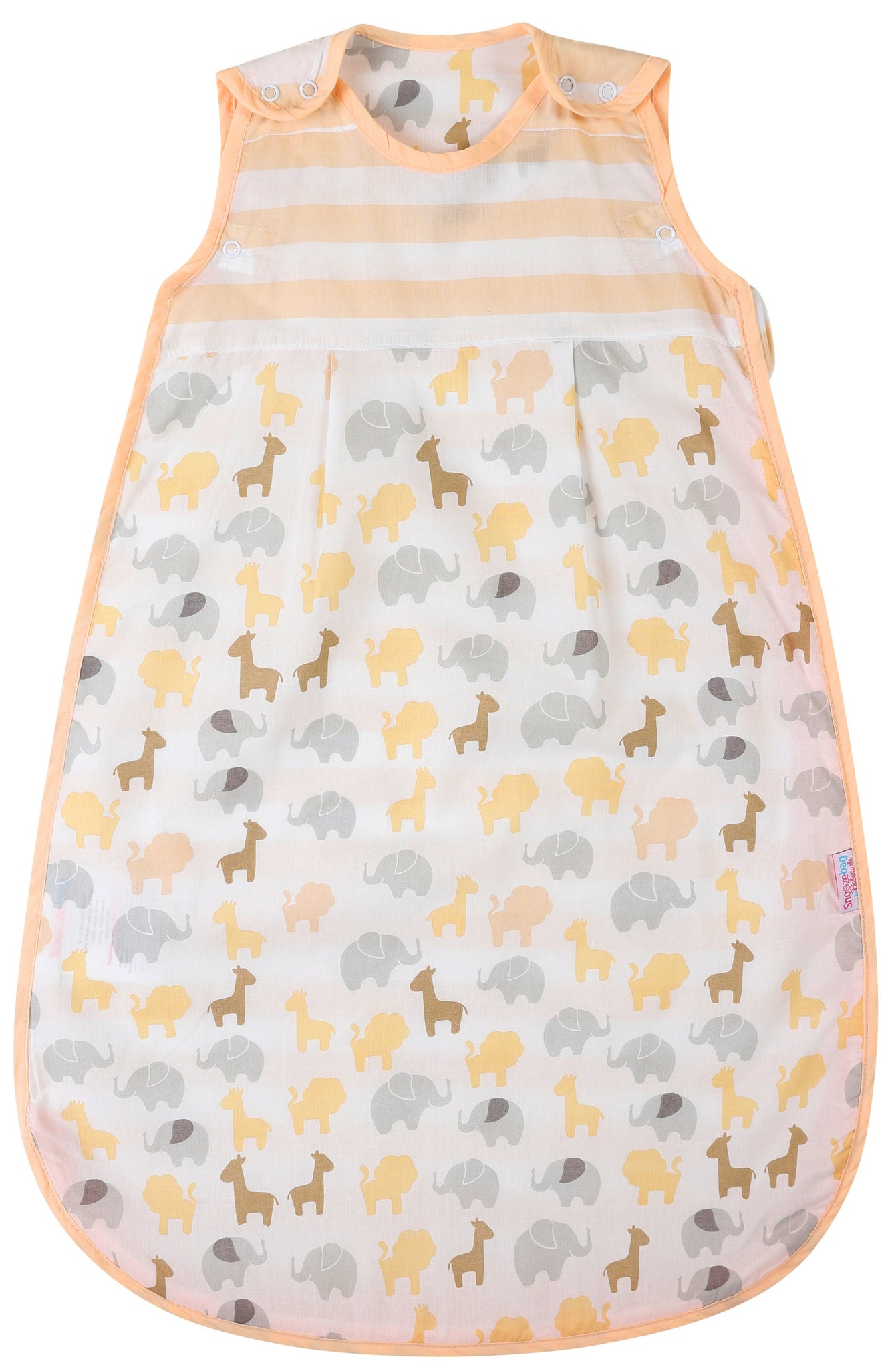Snoozebag Toddler Sleeping Bag Jungle Fun Greys 3-6 Years - 0.5 Tog