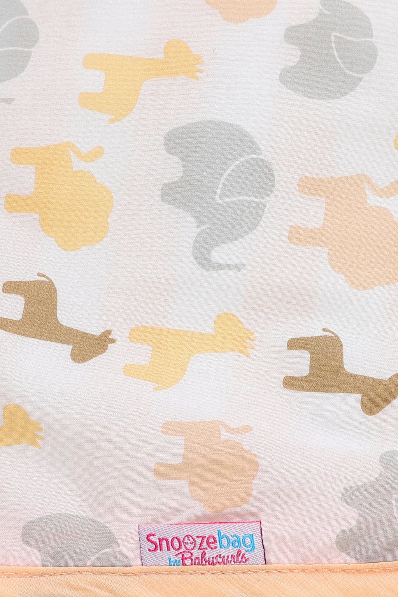 Snoozebag Baby Sleeping Bag Jungle Fun Greys 6-18 Months - Summer 0.5 Tog