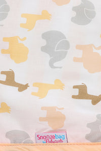 Snoozebag Toddler Sleeping Bag Jungle Fun Greys 3-6 Years - 0.5 Tog