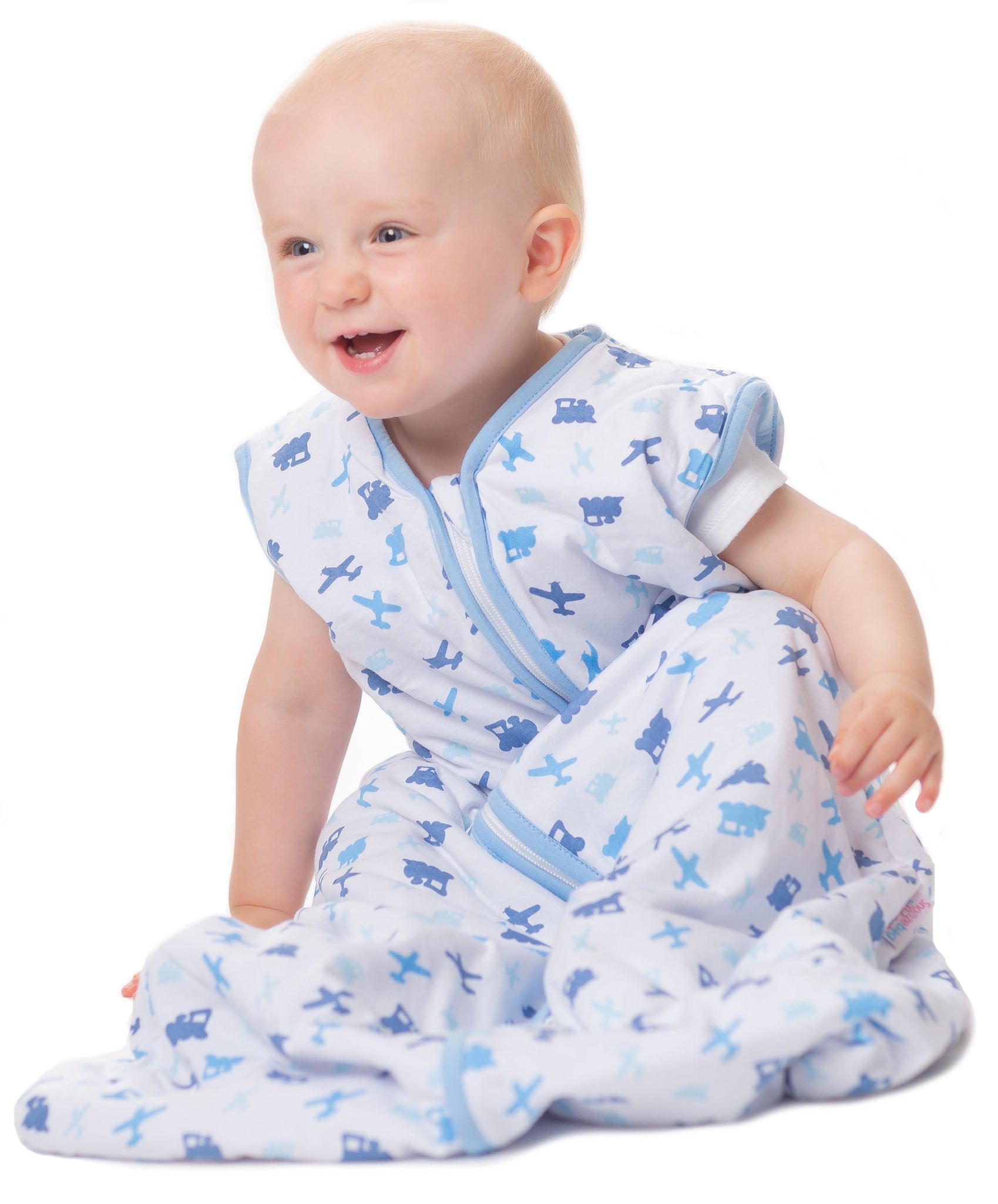 Snoozebag Baby Sleep Bag Planes & Trains 3-6 Years Front Zip 2020 Version 2.5 Tog